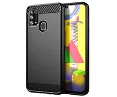 Dėklas Partner Tele.com Case Forcell CARBON SAMSUNG Galaxy M31 juoda