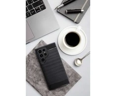 Oem CARBON dėklas skirtas Samsung Galaxy M54 juodos spalvos