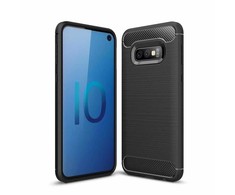 Oem CARBON dėklas skirtas Samsung Galaxy S10e juodos spalvos