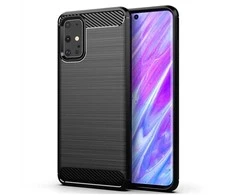 Forcell Oem CARBON dėklas skirtas Samsung Galaxy S20 juodos spalvos