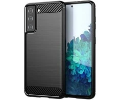 Oem CARBON dėklas skirtas Samsung Galaxy S21 FE juodos spalvos