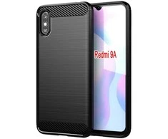 Oem CARBON dėklas skirtas Xiaomi Redmi 9A / 9AT juodos spalvos