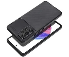 Oem Dėklas CARBON PREMIUM skirtas Samsung Galaxy A14 5G / A14 4G juodos spalvos