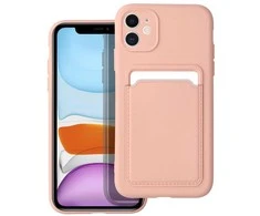 Forcell Oem CARD dėklas, skirtas IPHONE 11 rožinis