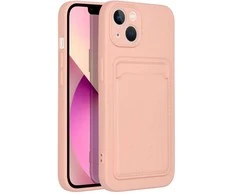 Forcell Rožinė CARD dėklas, skirtas IPHONE 13 rožinis