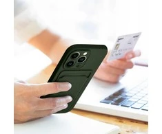Oem KORTELĖS dėklas IPHONE 16 Plus žalias