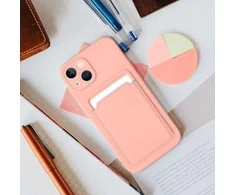 Oem CARD Dėklas skirtas Xiaomi Redmi 12 4G rožinės spalvos