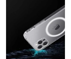 Dėklas Oem Case for iPhone 12 MINI Clear Mag Cover (STR) compatible with MagSafe transparent