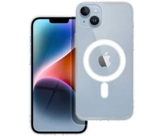 Dėklas Oem Case for iPhone 14 PLUS Clear Mag Cover (STR) compatible with MagSafe transparent