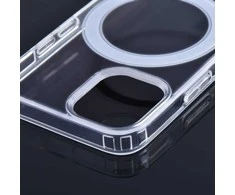 Dėklas Oem Case for iPhone 13 PRO MAX Clear Mag Cover (STR) compatible with MagSafe transparent