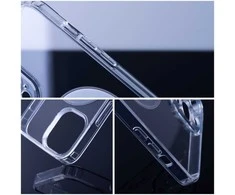 Oem CLEAR MAG COVER dėklas suderinamas su MagSafe skirtas Samsung Galaxy S23 Ultra skaidrus