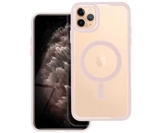 Dėklas Oem Case for iPhone 11 PRO MAX Color Edge Mag Cover compatible with MagSafe pink