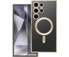 Oem ELECTRO MAG COVER dėklas suderinamas su MagSafe skirtas Samsung Galaxy S24 FE aukso spalvos