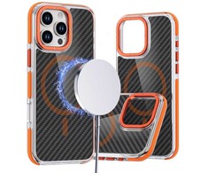 Dėklas na Xiaomi Redmi Note 15 4G / 5G Fiber zgodne su MagSafe oranžinė