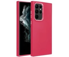 Oem FRAME Dėklas skirtas Samsung Galaxy S22 Ultra magenta