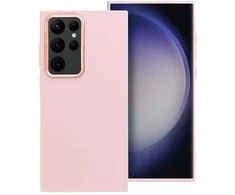 Oem FRAME dėklas skirtas Samsung Galaxy S23 Ultra powder rožinės spalvos