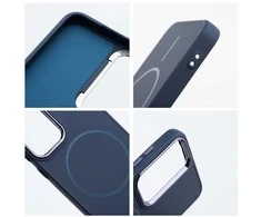 4Kom Oem FRAME MAG COVER dėklas suderinamas su MagSafe skirtas Samsung Galaxy A16 mėlynos spalvos