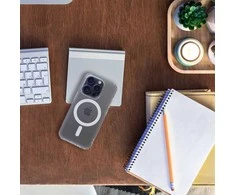Dėklas Oem Case for iPhone 14 PLUS Frost Mag Cover compatible with MagSafe transparent frozen