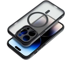 Oem FULL MATTE MAG COVER dėklas suderinamas su MagSafe skirtas Samsung Galaxy A36 juodos spalvos
