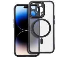 Oem FULL MATTE MAG COVER dėklas suderinamas su MagSafe skirtas Samsung Galaxy S24 FE juodos spalvos