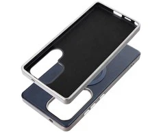 4Kom Oem GENTLEMAN MAG COVER dėklas suderinamas su MagSafe skirtas Samsung Galaxy A56 mėlynos spalvos
