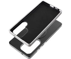 Oem GENTLEMAN MAG COVER dėklas suderinamas su MagSafe skirtas Samsung Galaxy S25 Ultra juodos spalvos