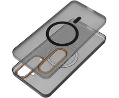 Dėklas Oem Oranžinis Futerał do Samsung S26 ULTRA Go Oranžinis zgodny su MagSafe juoda