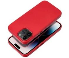 Oem Dėklas Leather Mag Cover (MagSafe) skirtas iPhone 16 Pro Max raudonas