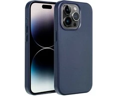 Oem Dėklas Leather Mag Cover (MagSafe) skirtas iPhone 16 Plus mėlynas
