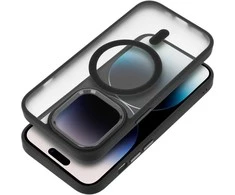 „Oem“ dėklas, skirtas „iPhone 16 PRO“ matiniam „Mag“ dangteliui, suderinamas su „MagSafe“ juodu dangteliu