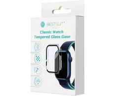 „Bestsuit“ dėklas su hibridiniu stiklu, skirtas „Apple Watch Ultra/Ultra 2“, 49 mm – skaidrus