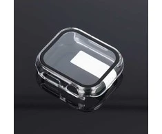 „Bestsuit“ dėklas su hibridiniu stiklu, skirtas „Apple Watch“ serijai 7/8/9-41 mm - skaidrus