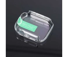 „Bestsuit“ dėklas su hibridiniu stiklu, skirtas „Apple Watch“ serijai 7/8/9-41 mm - skaidrus