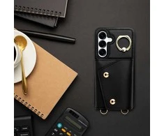 Oem WONDER piniginės dėklas, skirtas SAMSUNG S25 EDGE, juodas