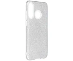 Forcell Originalus Huawei P30 LITE dėklas, blizgantis sidabrinis