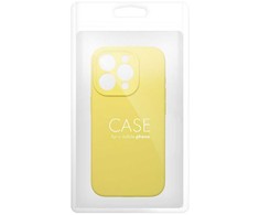Dėklas Oem Case for iPhone 13 Silicone 2mm (camera protection) yellow