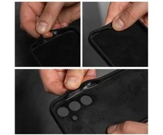 Oem Dėklas SILICONE 2mm skirtas Samsung Galaxy A15 5G / A15 4G juodos spalvos