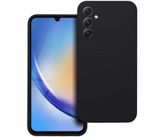 Oem Dėklas SILICONE 2mm skirtas Samsung Galaxy A34 5G juodos spalvos
