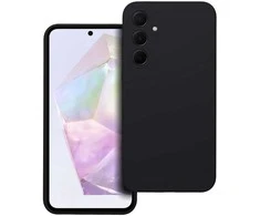 Oem Silikoninis dėklas 2mm skirtas Samsung Galaxy A35 5G juodos spalvos