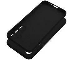 Oem Silikoninis dėklas 2mm skirtas Samsung Galaxy A55 5G juodos spalvos