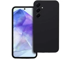 Oem Silikoninis dėklas 2mm skirtas Samsung Galaxy A55 5G juodos spalvos