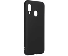 Forcell Oem SILICONE dėklas skirtas Samsung Galaxy A40 juodos spalvos