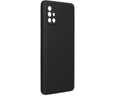 Forcell Oem SILICONE dėklas skirtas Samsung Galaxy A71 juodos spalvos
