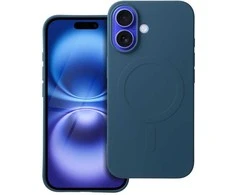 Oem Dėklas Silicone Mag Cover (big hole) (MagSafe) skirtas iPhone 16 mėlynas