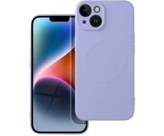 Oem Dėklas Silicone Mag Cover (MagSafe) skirtas iPhone 14 violetinis