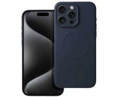 Oem Dėklas Silicone Mag Cover (MagSafe) skirtas iPhone 15 Pro Max mėlynas