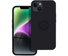 Dėklas Forcell OEM Futerał SILICONE RING do IPHONE 14 juoda