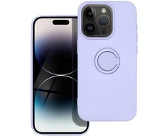 Dėklas Oem SILICONE RING case for IPHONE 14 Pro violet