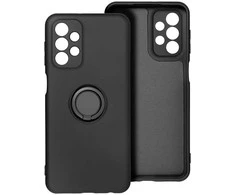 Oem SILICONE RING dėklas skirtas Samsung Galaxy A25 5G juodos spalvos