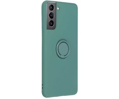 Oem SILICONE RING dėklas skirtas Samsung Galaxy A54 5G žalios spalvos